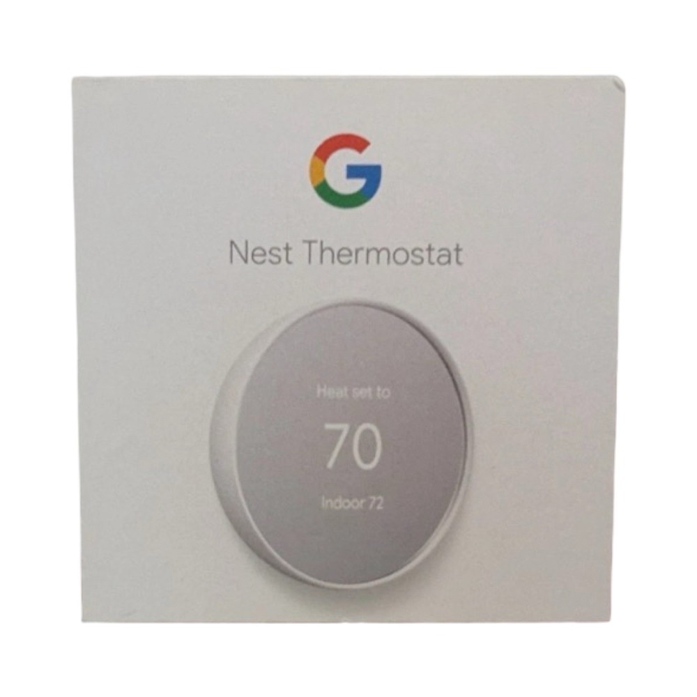 Google Nest Smart Thermostat BRAND NEW SEALED Snow GA01334-US